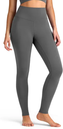 Vista 19 de Colorfulkoala Pantalones de yoga suaves de cintura alta para mujer, leggings de longitud completa Negro