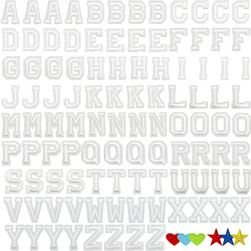 Vista 18 de Jongdari 30 piezas de números para planchar para ropa, pequeños parches de números bordados con adhesivo planchado, 3 juegos de 0-9 apliques