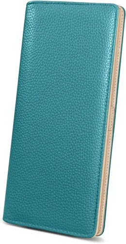 Vista 28 de Immaturus Cartera de Mujeres, Carteras de Tarjetas delgadas con bloqueo RFID, Organizador de Tarjeta de Crédito de Cuero PU doble con cremallera