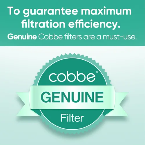 Vista 6 de Cobbe 1 paquete de filtros de repuesto para cabezales de ducha fijos, filtros suavizantes de agua para agua dura, elimina el cloro, reduce