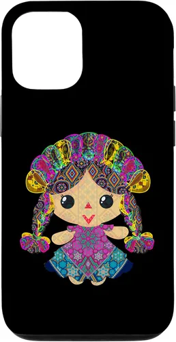 Vista 27 de iPhone 15 muñeca mexicana, maria, mazahua arte huichol, lele, caso