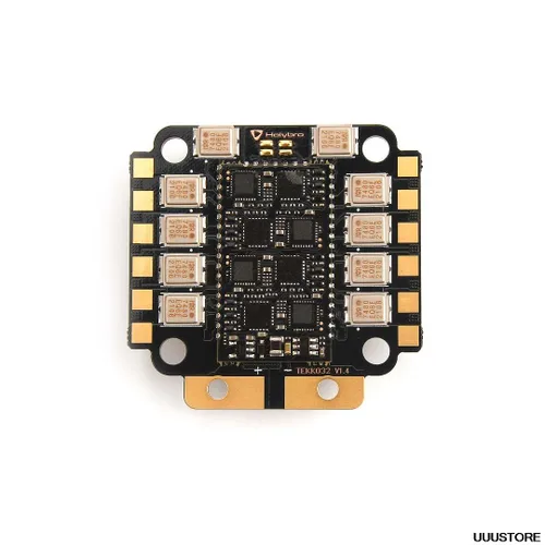 Vista 4 de Tekko32 F4 Metal 65A 4in1 ESC BLHELI32 4-6S 128K Sensor de corriente analógico integrado F4 MCU para RC Drone FPV Racing DIY Toy