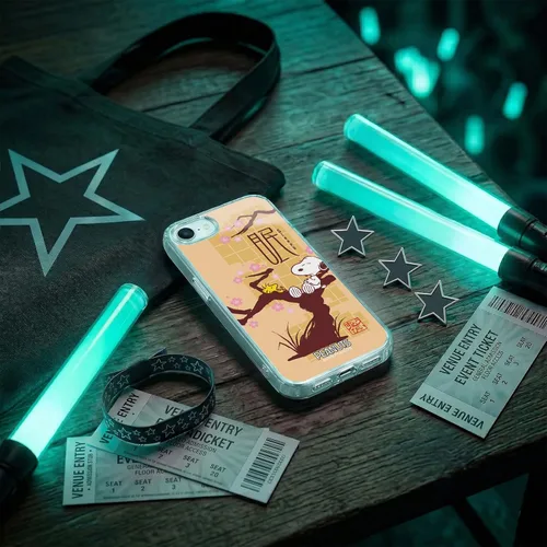 Vista 430 de Carcasa de gel para iPhone 7 Plus/iPhone 8 Plus, diseño de Snoopy Oriental de Peanuts, Badges