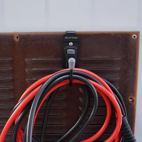 Vista 7 de MELOTOUGH Herramienta de gancho para cinturón de herramientas, funda de taladro inalámbrico con clip de metal para cinturón de trabajo (gris)