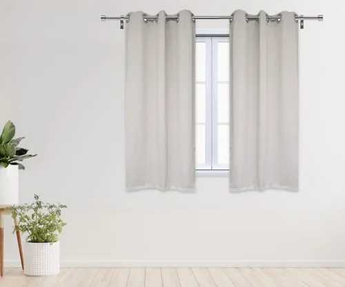 Vista 26 de YOUR CHAIR COVERS - Cortinas opacas de poliéster con ojales - (negro 52 x 63 pulgadas - juego de 2) - para oscurecer la habitación, dormitorio, sala