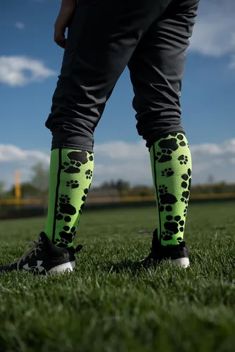 Vista 5 de Crazy Socks with Paws Over the Calf (multiple colors)