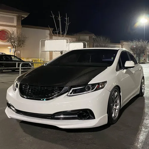 Vista 9 de SPEC-D TUNING Faros delanteros de proyector negros con barra de luz LED compatible con Honda Civic Coupe 2012-2013, Honda Civic Sedan 2012-2015