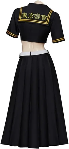 Vista 4 de Disfraz de los Vengadores para hombre, disfraz de cosplay de Manjirou Sano, uniforme de Halloween