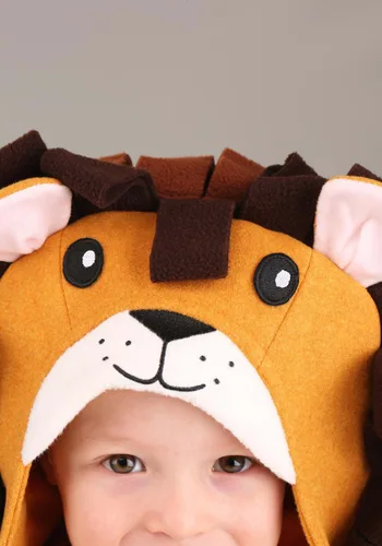 Vista 4 de Disfraz de León Peludo para Niños Pequeños Multicolor