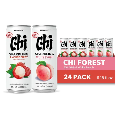 Vista 13 de CHI FOREST - Bebida de agua con gas saborizada, manzana verde, cero azúcar, botellas de 16.2 onzas líquidas (paquete de 15)