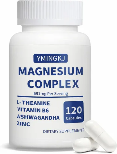 Vista 7 de Complejo de magnesio para mujeres – Bisglicinato 7 en 1 DeepCalm, citrato, malato – Calidad del sueño y apoyo para la relajación muscular