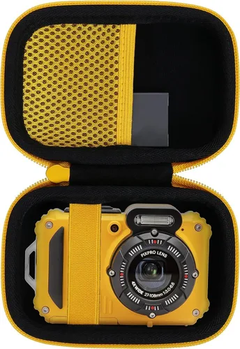 Vista 8 de Estuche resistente impermeable para cámara digital Kodak PIXPRO WPZ2, azul, protección para cámara de video impermeable