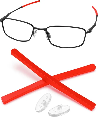 Vista 14 de Kits de goma de repuesto Piezas de nariz y auriculares para Oakley Casing OX3110/Clubface OX3102 Negro