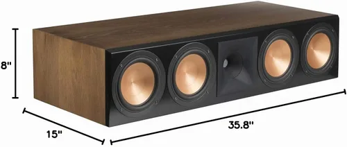 Vista 5 de Klipsch 1065137 Altavoz de canal central RC-64 III Nuez Nogal