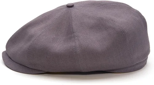 Vista 9 de Sterkowski Modelo Shelby Gorra de periódico 100% lino para hombre y mujer Gorra estilo vintage Airy Paperboy