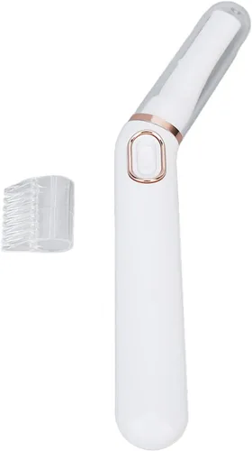 Vista 8 de Afeitadora eléctrica para mujer, afeitadora de bikini de uso en seco, ajuste en ángulo, afeitadora eléctrica con luz LED para mujer, para cara