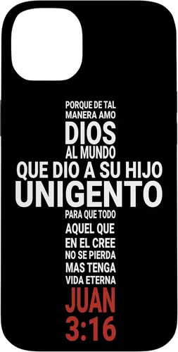 Vista 15 de Juan 3:16 Biblia Cristiana - Funda para iPhone 17