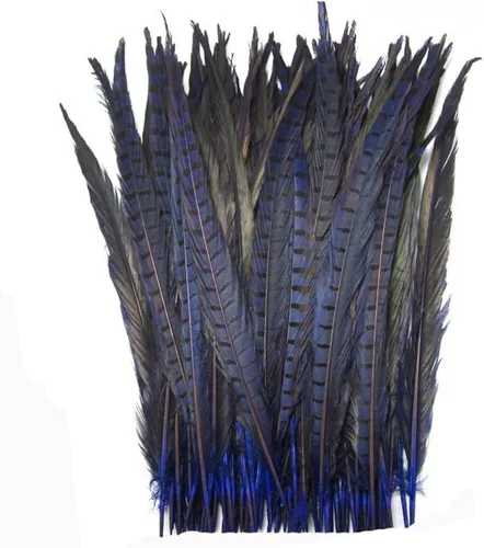 Vista 3 de kolight Juego de 100 piezas Natural teñido de faisán plumas 12 – 14 inch decoración DIY