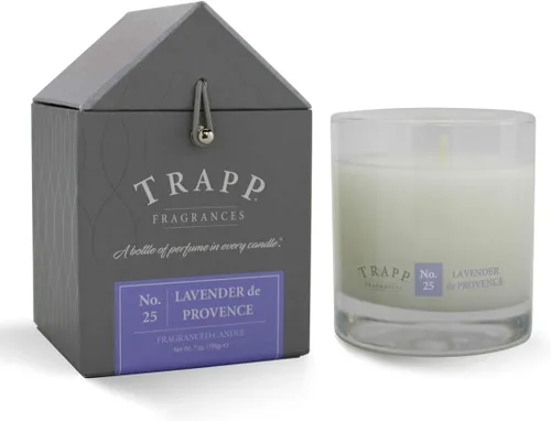 Vista 10 de Trapp Signature Home Collection No. 10 - Vela aromática vertida (aroma a hierbalimón y verbena), 7 onzas