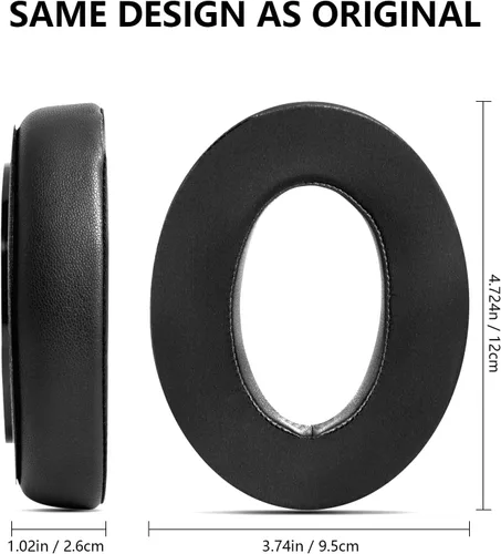 Vista 3 de GVOEARS - Almohadillas de gel refrescante de repuesto para auriculares Sennheiser HD650 / HD660 S / HD600 / HD6XX / HD58X / HD580 / HD565 / HD545
