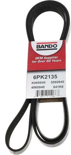 Vista 10 de Bando USA 6PK1255 Correa de serpentina de calidad OEM