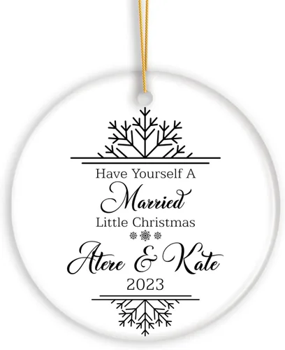 Vista 15 de Adorno con nombre personalizado, bailarina de ballet de Navidad, adorno personalizado para amantes del ballet, adornos de Navidad de ballerina