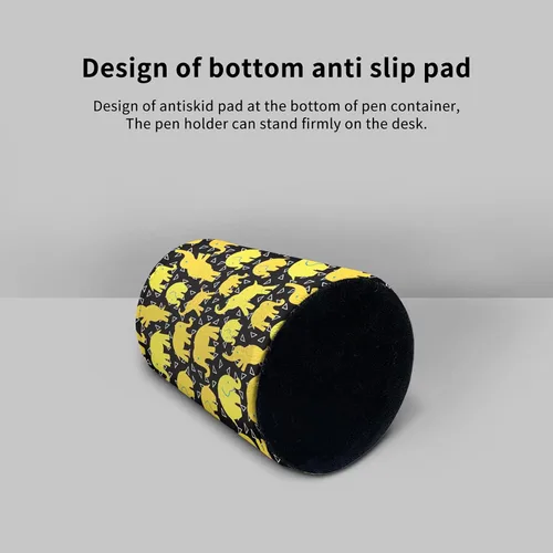 Vista 4 de BIGCARJOB Soporte de bolígrafo de diseño personalizado para escritorio,Organizador de bolígrafos de oficina, caja de almacenamiento de control,Olla