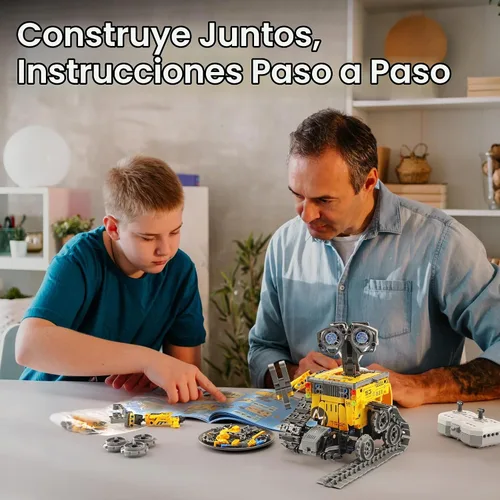 Vista 7 de Sillbird Kit de construcción de robot con aplicación y control remoto 1-amarillo