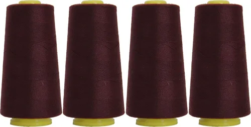 Vista 19 de Threadart Hilo Serger - Costura Poliéster - 2750 Yard Cono 40/2 - Aguamarina Polyester serger thread for overlock sewing, seams and garment