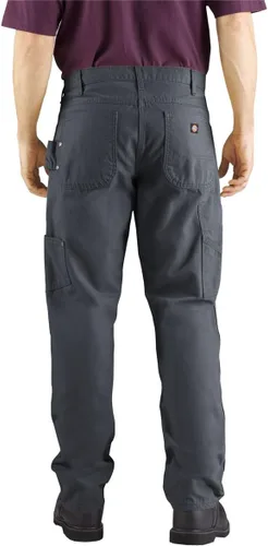 Vista 2 de Pantalón de jean carpintero para hombres por Dickies, color pato lijado, cómodo