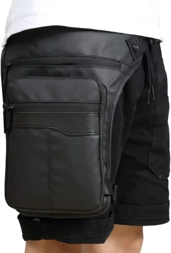 Vista 2 de Riñonera de cintura para hombres y mujeres, 011-negro, Casual