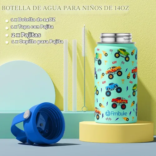 Vista 8 de Fimibuke Lonchera Bento para niños con termo, bolsa de almuerzo, botella