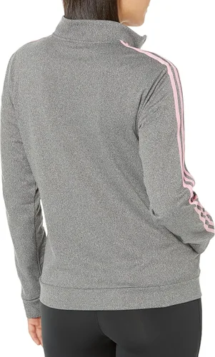 Vista 2 de adidas Chaqueta de correr regular de 3 rayas para mujer