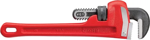 Vista 11 de RIDGID 31010 - Llave de tubería recta modelo 10 resistente, llave de fontanería de 10 pulgadas, color rojo, negro, 9.843 in (10 pulgadas)