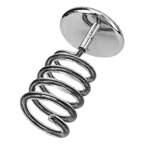 Vista 6 de Soporte para secador de pelo de baño, soporte para secador de pelo, estación de peluquería en espiral para baño, secador de pelo, plancha plana