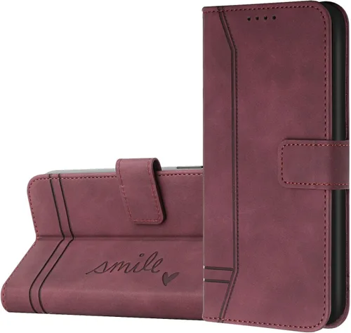 Vista 8 de IVY Poco X3 Funda Billetera Para Poco X3 [Estilo Sonrisa] [Piel Táctil Sensación] [Hebilla Magnética] Funda De Cuero PU Para Xiaomi Poco X3 / Poco
