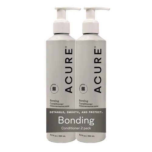 Vista 8 de Acure Acondicionador Bonding - Acondicionador de humedad profunda para mujeres y hombres con cabello seco, dañado, fino, seco, dañado, teñido