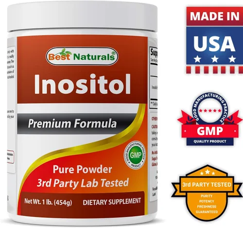 Vista 6 de Best Naturals Polvo de inositol 1 Lb y L-teanina 200mg