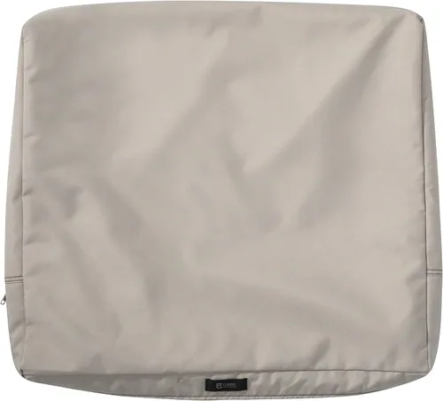 Vista 14 de Classic Accessories Ravenna - Funda de cojín de respaldo de patio resistente al agua, 25 x 22 x 4 pulgadas, color espresso