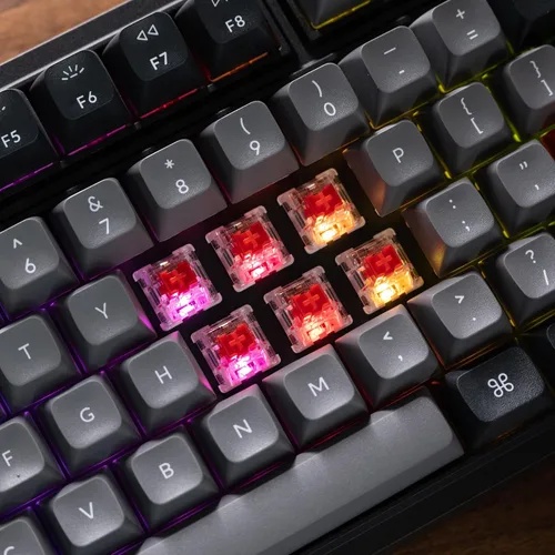 Vista 8 de Keychron Q3 Pro SE Wireless Custom Mechanical Keyboard, QMK Programmable Full Aluminum TKL Layout BluetoothWired RGB with Hot-swappable Keychron K