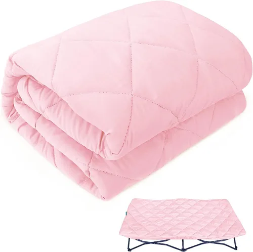 Vista 6 de Sábana para Regalo My Cuna Cama portátil para niños pequeños, cuna de viaje (solo sábana, cama no incluida), funda acolchada suave, gris, 54x28