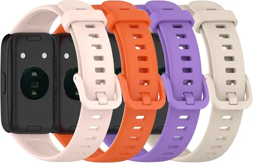 Vista 9 de E ECSEM Bandas compatibles con Huawei Band 10/9/8 Smartwatch de repuesto de silicona ajustable, correa de accesorio para Huawei Band 10/9/8 pulseras