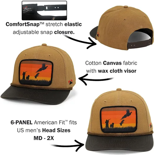 Vista 11 de Paramount Outdoors Sombreros de caza de aves de Upland para hombre, sombreros de camionero de faisán y codorniz