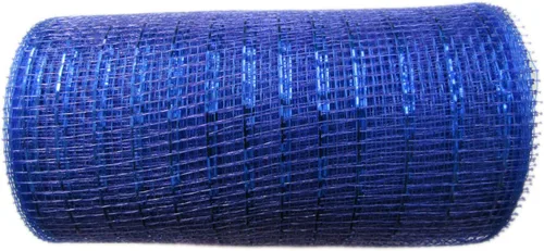 Vista 5 de YYCRAFT cinta metálica de malla de poliéster para decoración y manualidades, 10 yardas Rosa
