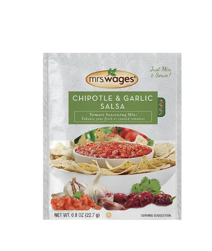 Vista 3 de Mrs. Wages Hot Jalapeno salsa mezcla de condimentos (paquete de 12), 0.8 onzas (paquete de 12)