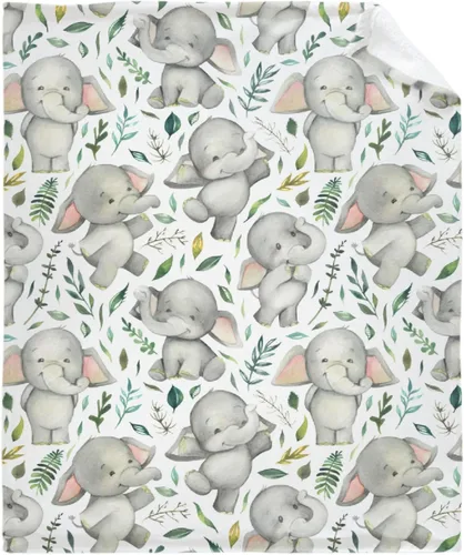 Vista 15 de Manta de elefante con globos, manta de franela súper suave y ligera para niños, adultos, adecuada para sofá, cama, campamento, viajes, todas