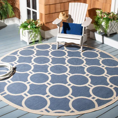 Vista 15 de SAFAVIEH Courtyard Collection CY6924 - Alfombra decorativa para interiores y exteriores, impermeable, fácil de limpiar, 2 pies 3 pulgadas x 6 pies 7