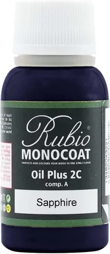 Vista 83 de Rubio Monocoat Muestra de Tinte y Acabado para Madera - Niebla 5% Aceite Plus Parte A Aceite de linaza para madera de secado rápido y ecológico