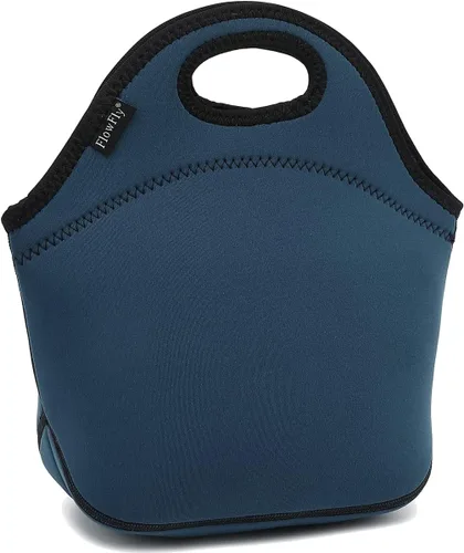 Vista 17 de FlowFly Lonchera de neopreno para niños, bolsa suave con aislamiento, mini hielera térmica para niños, niñas, hombres, mujeres, escuela, trabajo