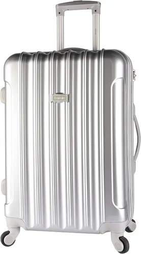 Vista 9 de Kensie Alma - Equipaje rígido con ruedas giratorias para mujer, Plateado), KN-67903-SV